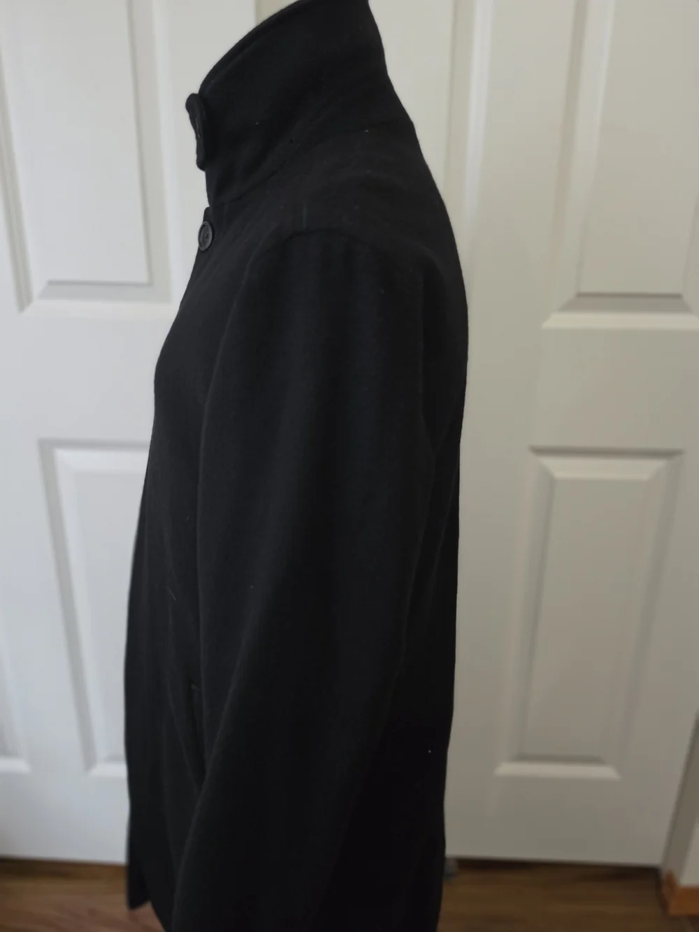J. Crew Men's Black Westboune Topcoat-pre Owned